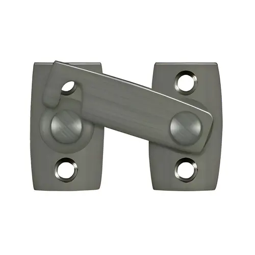 Shutter Bar/Door Latch 7/8"; Antique Nickel Finish Shutter Bar/Door Latch 7/8"; Antique Nickel Finish