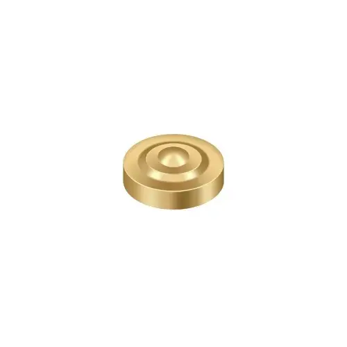 Screw Cover, Round, Dimple, 1" Diam in PVD Polished Brass Screw Cover, Round, Dimple, 1" Diam in PVD Polished Brass