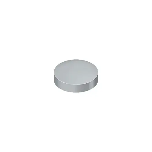 Screw Cover, Round, Flat, 1" Diam in Brushed Chrome Screw Cover, Round, Flat, 1" Diam in Brushed Chrome