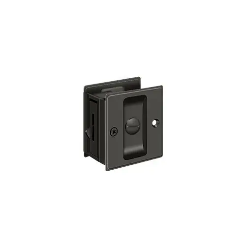 Pocket Lock, 2-1/2" x 2-3/4" Privacy in Oil-rubbed Bronze Pocket Lock, 2-1/2" x 2-3/4" Privacy in Oil-rubbed Bronze