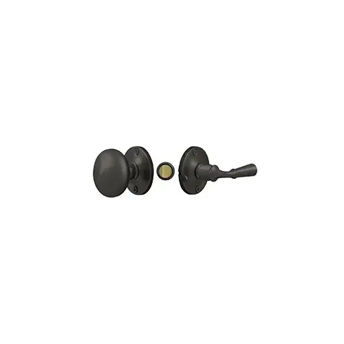 Storm Door Latch, Round, Tubular Lock in Oil-rubbed Bronze