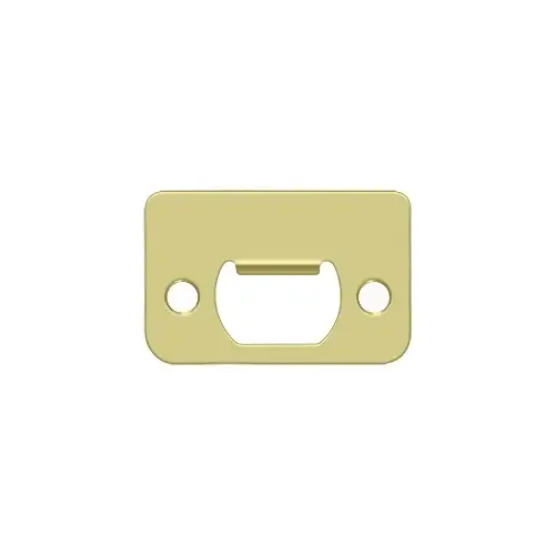 Strike Plate, 2-1/4" x 1-1/2" in Polished Brass Strike Plate, 2-1/4" x 1-1/2" in Polished Brass