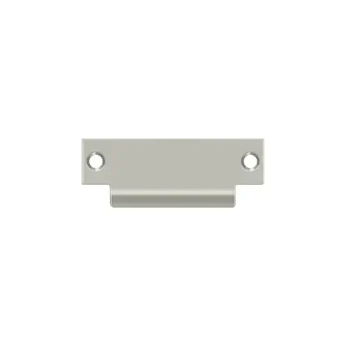 ANSI Blank T- Strike, 4-7/8" x 1-1/4", Without Hole in Brushed Nickel
