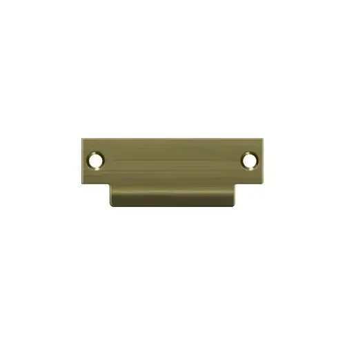 ANSI Blank T- Strike, 4-7/8" x 1-1/4", Without Hole in Antique Brass ANSI Blank T- Strike, 4-7/8" x 1-1/4", Without Hole in Antique Brass