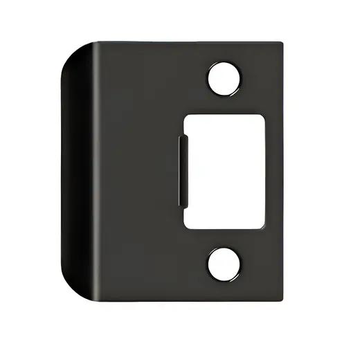 2" Width Extended Lip Square Cornered Strike Plate Oil Rubbed Bronze - pack of 10 2" Width Extended Lip Square Cornered Strike Plate Oil Rubbed Bronze - pack of 10