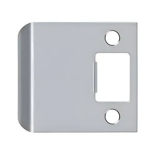 Extended Lip Strike Plate, 2 1/4" x 2-1/2" in Brushed Chrome Extended Lip Strike Plate, 2 1/4" x 2-1/2" in Brushed Chrome