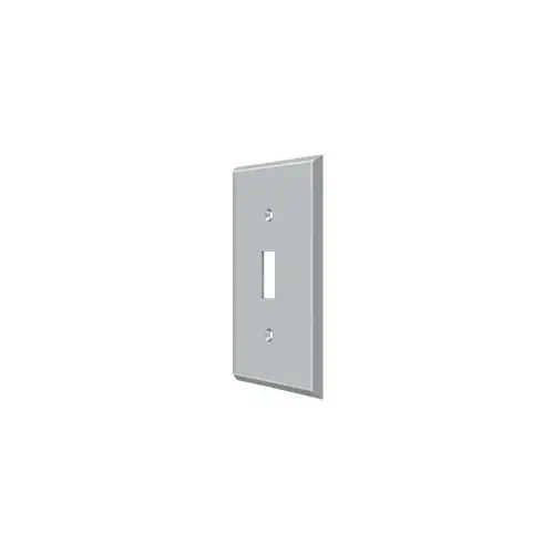 SWP4751 Switch Plate, Single Standard, Solid Brass Brushed Chrome SWP4751 Switch Plate, Single Standard, Solid Brass Brushed Chrome