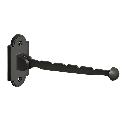 Valet Hook, Solid Brass Material, 7" Projection, 3-3/16" Height, 1-9/16" Width, Oil Rubbed Bronze Finish Valet Hook, Solid Brass Material, 7" Projection, 3-3/16" Height, 1-9/16" Width, Oil Rubbed Bronze Finish