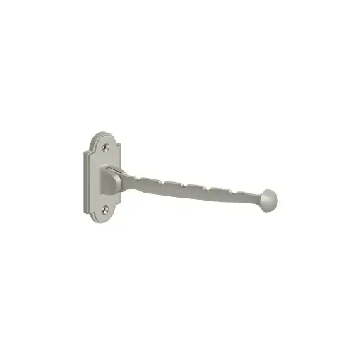 Valet Hook; 7" Projection; Satin Nickel Finish Valet Hook; 7" Projection; Satin Nickel Finish