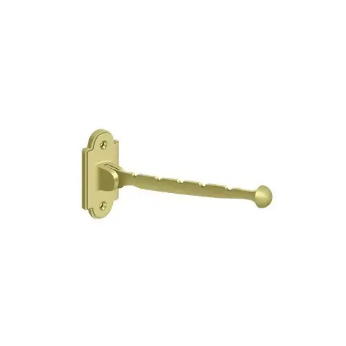 Valet Hook; 7" Projection; Bright Brass Finish Valet Hook; 7" Projection; Bright Brass Finish