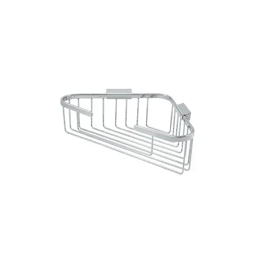 Wire Basket, 13-1/4" x 10-1/4" Triangular Corner in Polished Chrome Wire Basket, 13-1/4" x 10-1/4" Triangular Corner in Polished Chrome