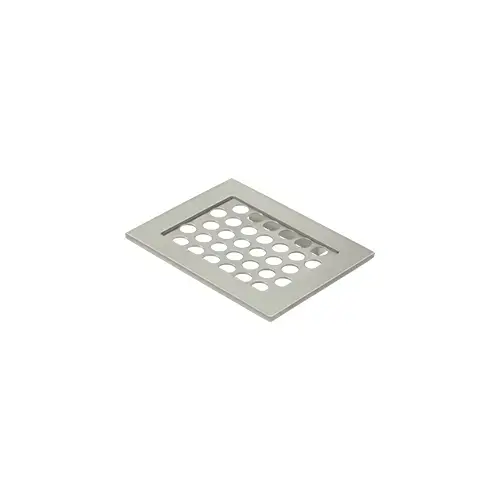 Bathroom Basket HD Soap Dish 4-3/8" x 5-1/2" in Brushed Nickel