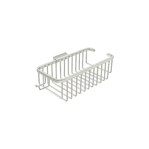 Wire Basket 10-3/8", Deep, Rectangular with Hook in Polished Nickel