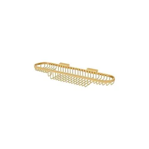 Wire Basket; 18" Rect/Combo; Lifetime Brass Finish Wire Basket; 18" Rect/Combo; Lifetime Brass Finish