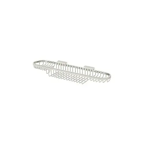 Wire Basket; 18" Rect/Combo; Bright Nickel Finish Wire Basket; 18" Rect/Combo; Bright Nickel Finish