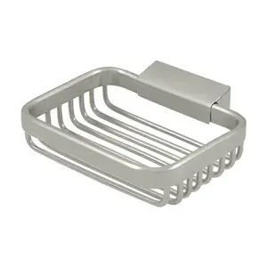 Deltana WBR4535U15 Wire Basket, 4-3/4" Rectangular Soap Holder in Brushed Nickel