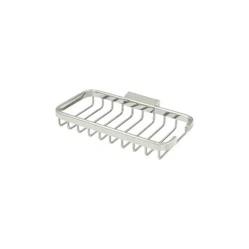 Wire Basket, 8" x 4" Rectangular in Polished Nickel Wire Basket, 8" x 4" Rectangular in Polished Nickel