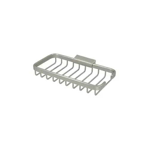 Wire Basket, 8" x 4" Rectangular in Brushed Nickel Wire Basket, 8" x 4" Rectangular in Brushed Nickel