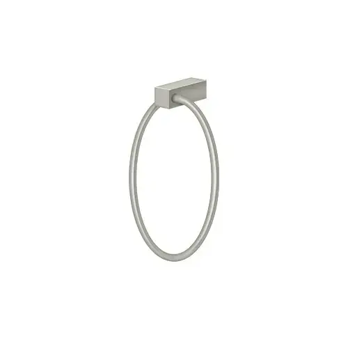 8" Diameter ZA Series Towel Ring Satin Nickel