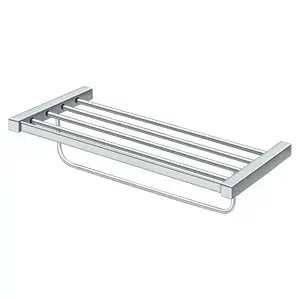 Deltana ZA2024-26 24" Length ZA Series Hotel Shelf With Bracket Polished Chrome