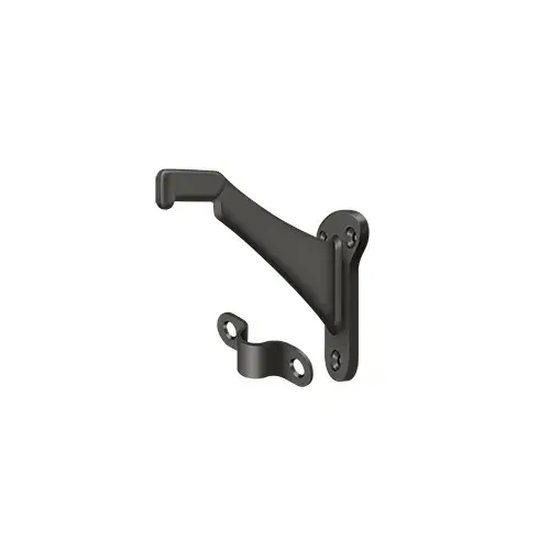 Handrail Brackets, Zinc 3-1/4" Projection in Oil-rubbed Bronze
