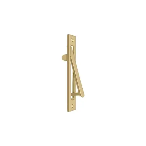 Edge Pull Heavy Duty; 6-1/4"; Satin Brass Finish