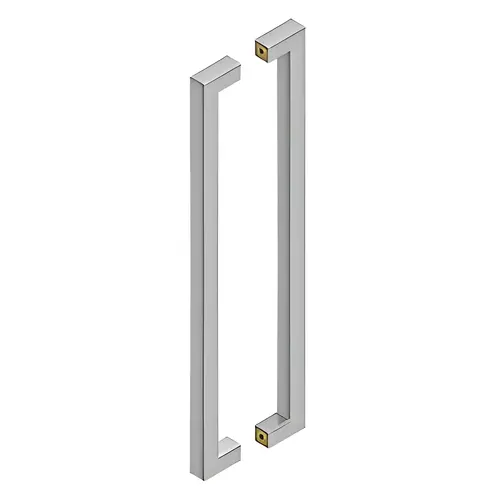 24" Contemporary Pulls, Back-To-Back in Brushed Stainless 24" Contemporary Pulls, Back-To-Back in Brushed Stainless