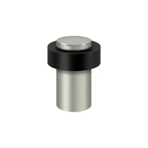 Round Universal Floor Bumper 3", Heavy Duty, Solid Brass in Brushed Nickel Round Universal Floor Bumper 3", Heavy Duty, Solid Brass in Brushed Nickel