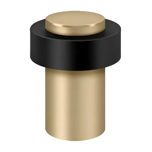 Round Universal Floor Bumper 3", Heavy Duty, Solid Brass in Brushed Brass Round Universal Floor Bumper 3", Heavy Duty, Solid Brass in Brushed Brass