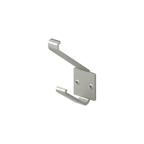 Modern Hook, 2-1/4" Projection in Brushed Nickel Modern Hook, 2-1/4" Projection in Brushed Nickel