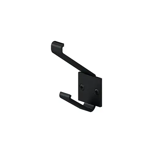 Modern Hook, 2-1/4" Projection in Paint Black Modern Hook, 2-1/4" Projection in Paint Black