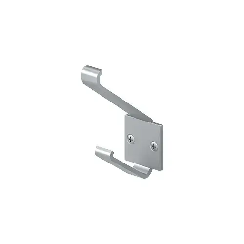 Modern Hook, 2-1/4" Projection in Brushed Chrome Modern Hook, 2-1/4" Projection in Brushed Chrome