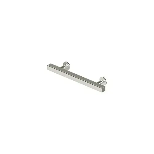 Contemporary Cabinet Pull 4", Pommel, Solid Brass in Polished Nickel Contemporary Cabinet Pull 4", Pommel, Solid Brass in Polished Nickel