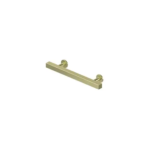 Contemporary Cabinet Pull 4", Pommel, Solid Brass in Unlacquered Brass Contemporary Cabinet Pull 4", Pommel, Solid Brass in Unlacquered Brass