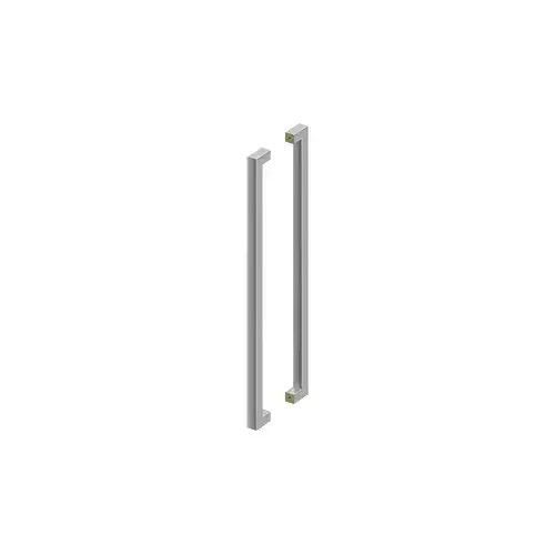 42" Extra Large Contemporary Pulls, Back-To-Back in Brushed Stainless 42" Extra Large Contemporary Pulls, Back-To-Back in Brushed Stainless