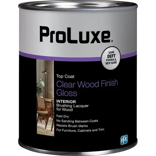 Lacquer, Gloss, Liquid, Clear, 1 qt