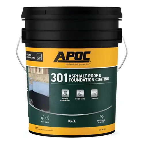 Roof And Foundation Coating Gloss Black Asphalt 4.75 gal Black