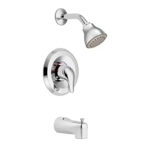 Chateau Posi-Temp Single-Handle 1-Spray Tub and Shower Faucet with Valve in Chrome (Valve Included) Chateau Posi-Temp Single-Handle 1-Spray Tub and Shower Faucet with Valve in Chrome (Valve Included)