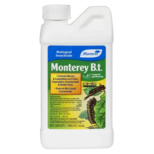 B.T. Biological Organic Insecticide, 1-Pt. - pack of 12 B.T. Biological Organic Insecticide, 1-Pt. - pack of 12