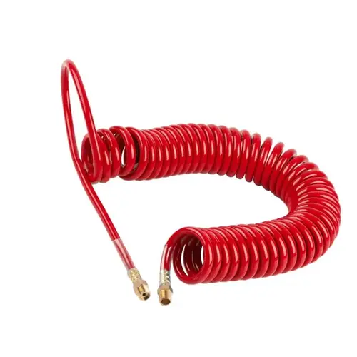 Recoil Air Hose 25 ft. L X 1/4" D Polyurethane 160 psi Red Red Recoil Air Hose 25 ft. L X 1/4" D Polyurethane 160 psi Red Red