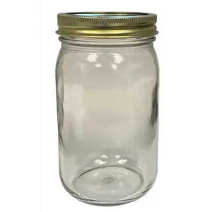 ANCHOR HOCKING HCW1232-G Canning Jar Tecnocap Wide Mouth 32 oz