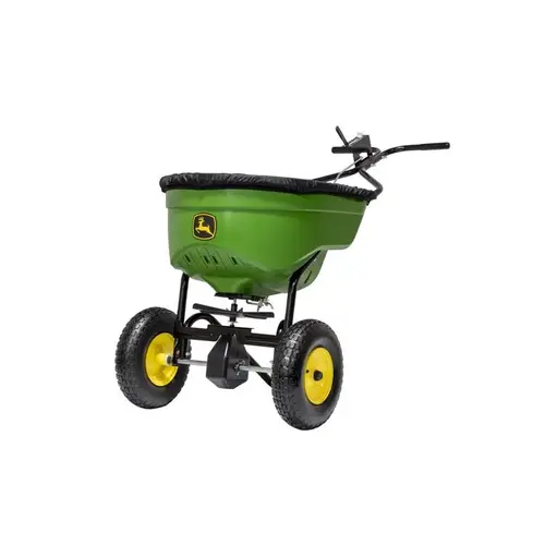 Lawn Spreader 12 ft. W Broadcast Push For Fertilizer/Ice Melt/Seed 130 lb Lawn Spreader 12 ft. W Broadcast Push For Fertilizer/Ice Melt/Seed 130 lb