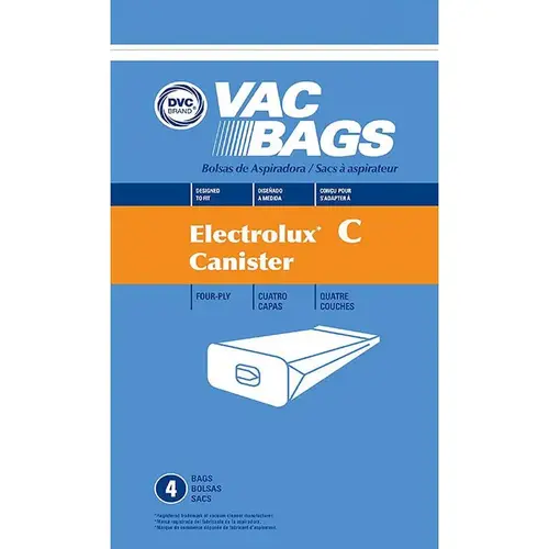 Vacuum Cleaner Bags, C-Style - pack of 4 Vacuum Cleaner Bags, C-Style - pack of 4