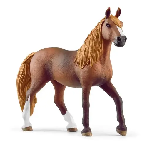 Horse Figurine Peruvian Paso Mare Plastic Brown 1 pc Brown