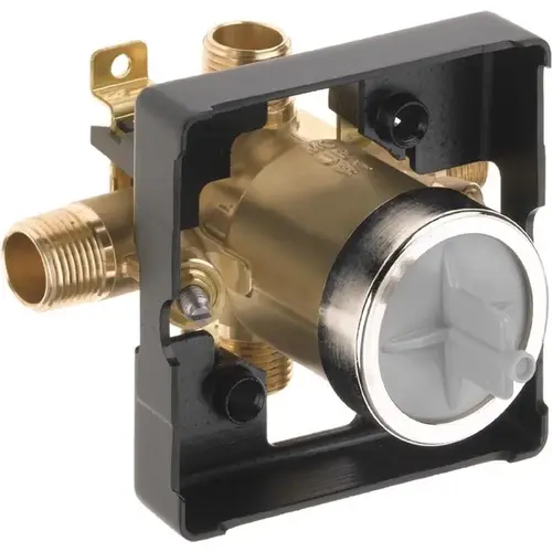 MultiChoice Universal Tub and Shower Valve Body Rough-in Kit with Screwdriver Stops Brass