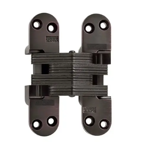 Soss 1-1/8" x 4-5/8" Heavy Duty Invisible Hinge for 1-3/4" Doors Lacquered Oil Rubbed Bronze Finish Soss 1-1/8" x 4-5/8" Heavy Duty Invisible Hinge for 1-3/4" Doors Lacquered Oil Rubbed Bronze Finish