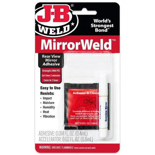 MirrorWeld Adhesive, Liquid, Blue Green/Dark Amber, 0.4 oz MirrorWeld Adhesive, Liquid, Blue Green/Dark Amber, 0.4 oz