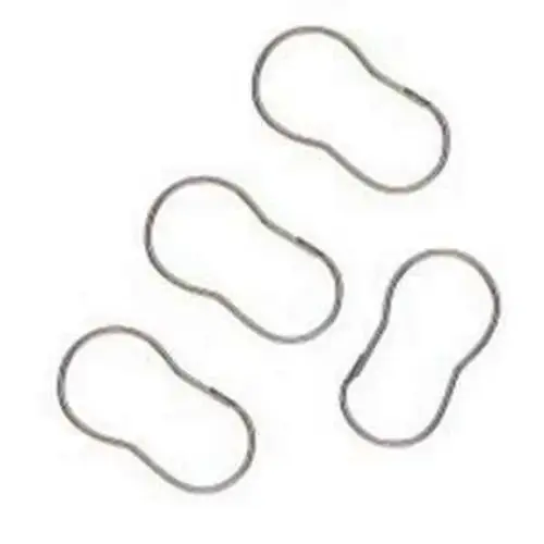 Shower Curtain Rings Zenna Home Chrome Silver Metal Chrome