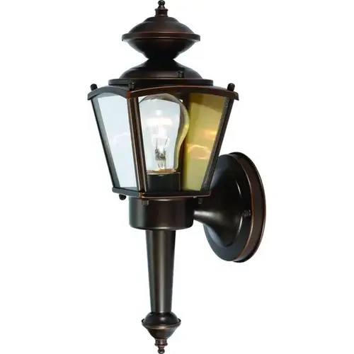 Outdoor Square Coach Lantern 13-1/2" Single Bulb Classic Bronze Outdoor Square Coach Lantern 13-1/2" Single Bulb Classic Bronze