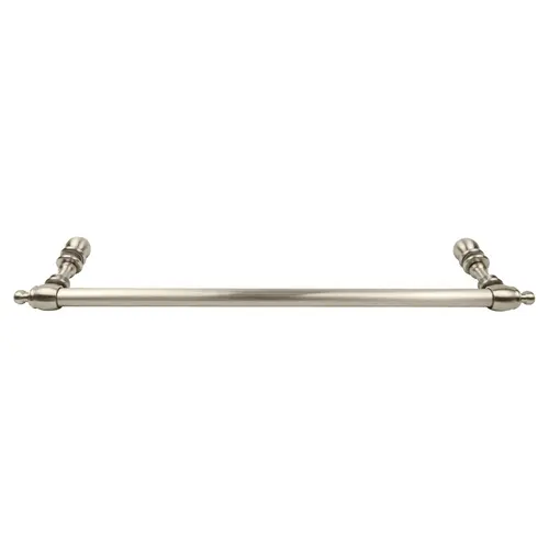 Brushed Nickel 18" Colonial Style Single-Sided Towel Bar